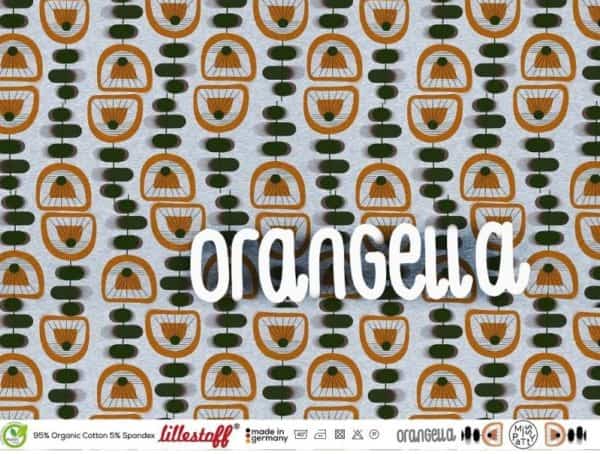 Bio Jersey Orangella meliert VORBESTELLUNG