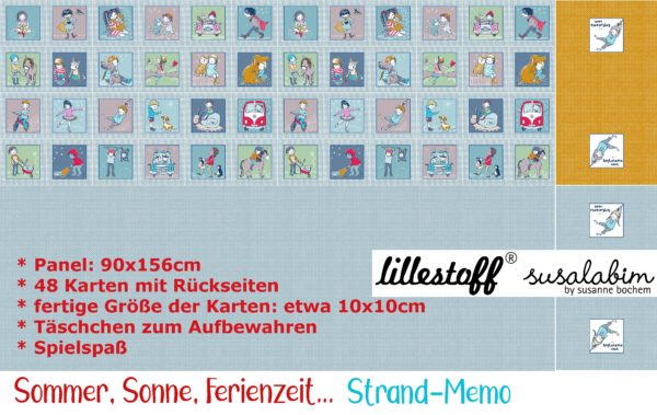 Memo-Spiel aus Bio Sommersweat lillestoff.