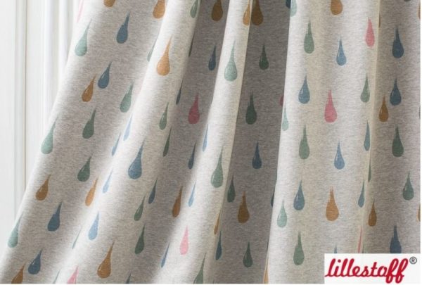 Bio Summersweat Regenbogentropfen grau-meliert