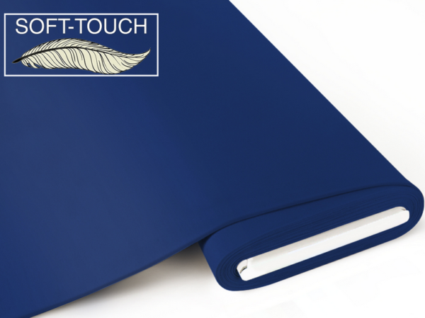 Bio Soft Touch Jersey royal blau - Rest 79 cm für nur 9,48 EUR