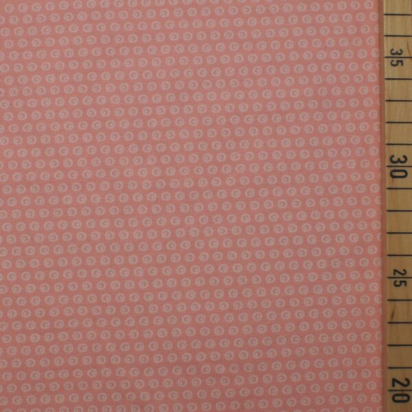 Bio Jersey Kuller - peach rose Punkte rosa