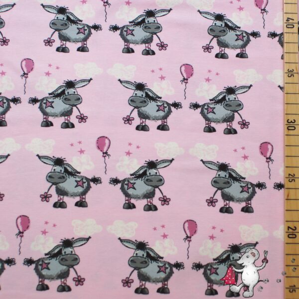 Bio Jersey Donkey Lou rosa – Bild 4