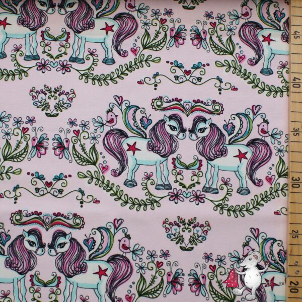 Bio Jersey Ponies - rosa