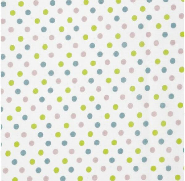 Bio Popeline fein Stoff - Bunte Punkte