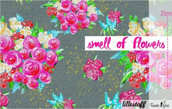 Bio Jersey Smell of flowers – Bild 4