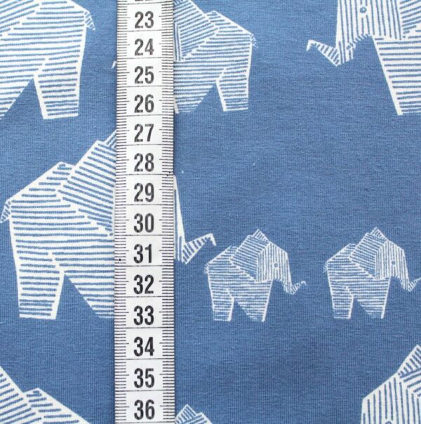 Bio Jersey Elephant stonewashed blau – Bild 4