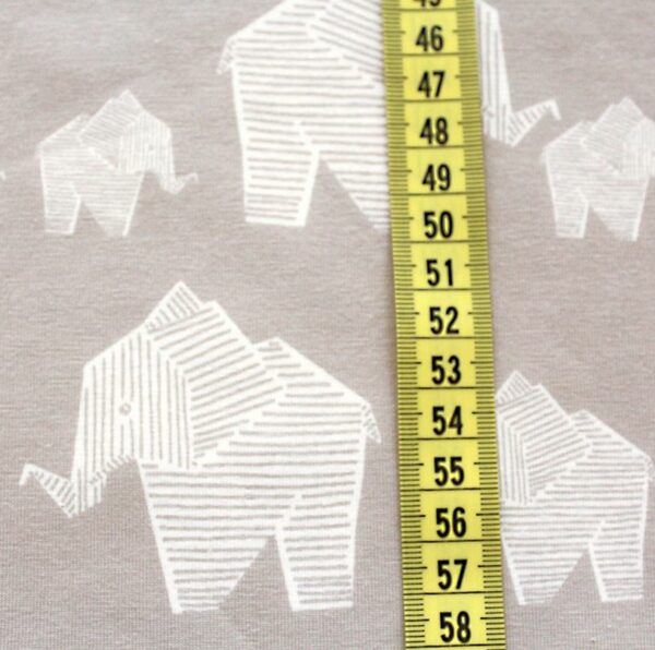Bio Jersey Elephant steingrau grau – Bild 4