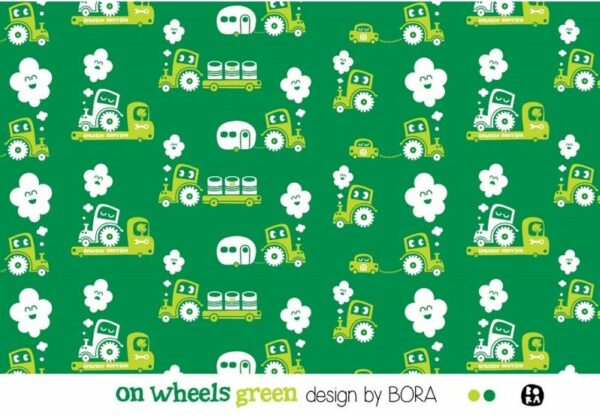 Bio Jersey On Wheels green grün