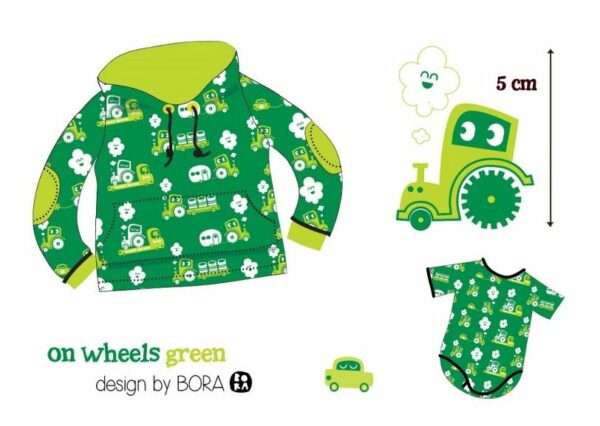 Bio Jersey On Wheels green grün – Bild 3