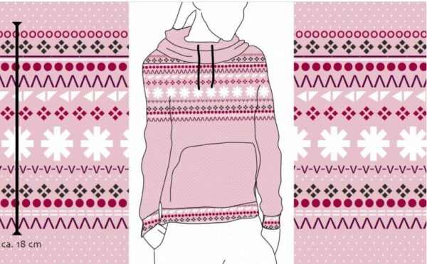 Bio Sommersweat Norsk Var rosa Norweger – Bild 3
