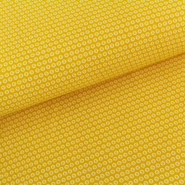 Bio Jersey Kuller senfgelb - Rest 135 cm für nur 24,3 EUR