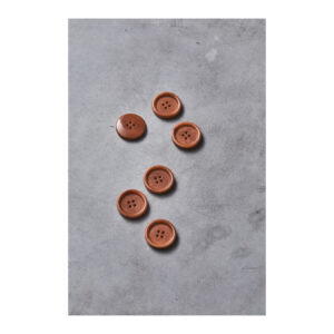 904017-1-Dish Corozo Button 25 mm - Rust 904017-1-Dish Corozo Button 25 mm - Rust