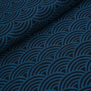 904344-1-Bio-Jacquard Rainbow schwarz-blau stoffonkel