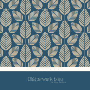 904759-1-Bio Summersweat Blätterwerk Blau lillestoff