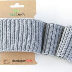 904835-1-Bio Bündchen Cuff me Cozy A31 Mittelgrau Melange Albstoffe