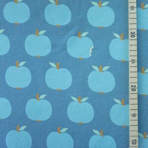 904940-3-Bio Sweat YUMMY APPLES Blue Lemon Sky Stoffe