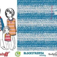 blockstreifen_bruechig_blau_lookbook Blocksteifen brüchig Blau Lillestoff die kleine Stoffmaus